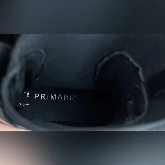 Primark Women’s Black/Brown Sz 5 Chunky Chelsea Boots Pull On - Picture 11 of 12